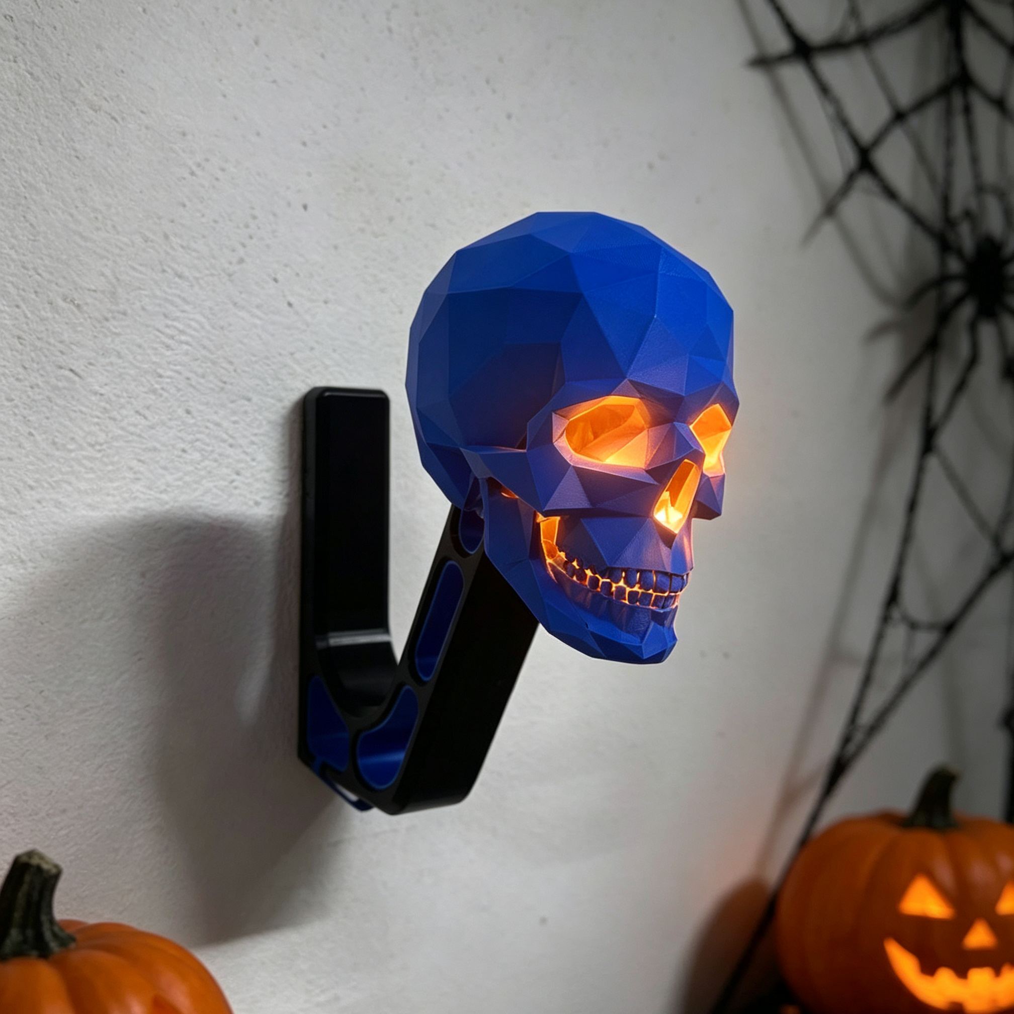 Multi‑Color 3D Printed Helmet Wall Hook, Custom Motorcycle Helmet Holder, Wall Mount Gear Hanger for Helmet, Gift for Riders