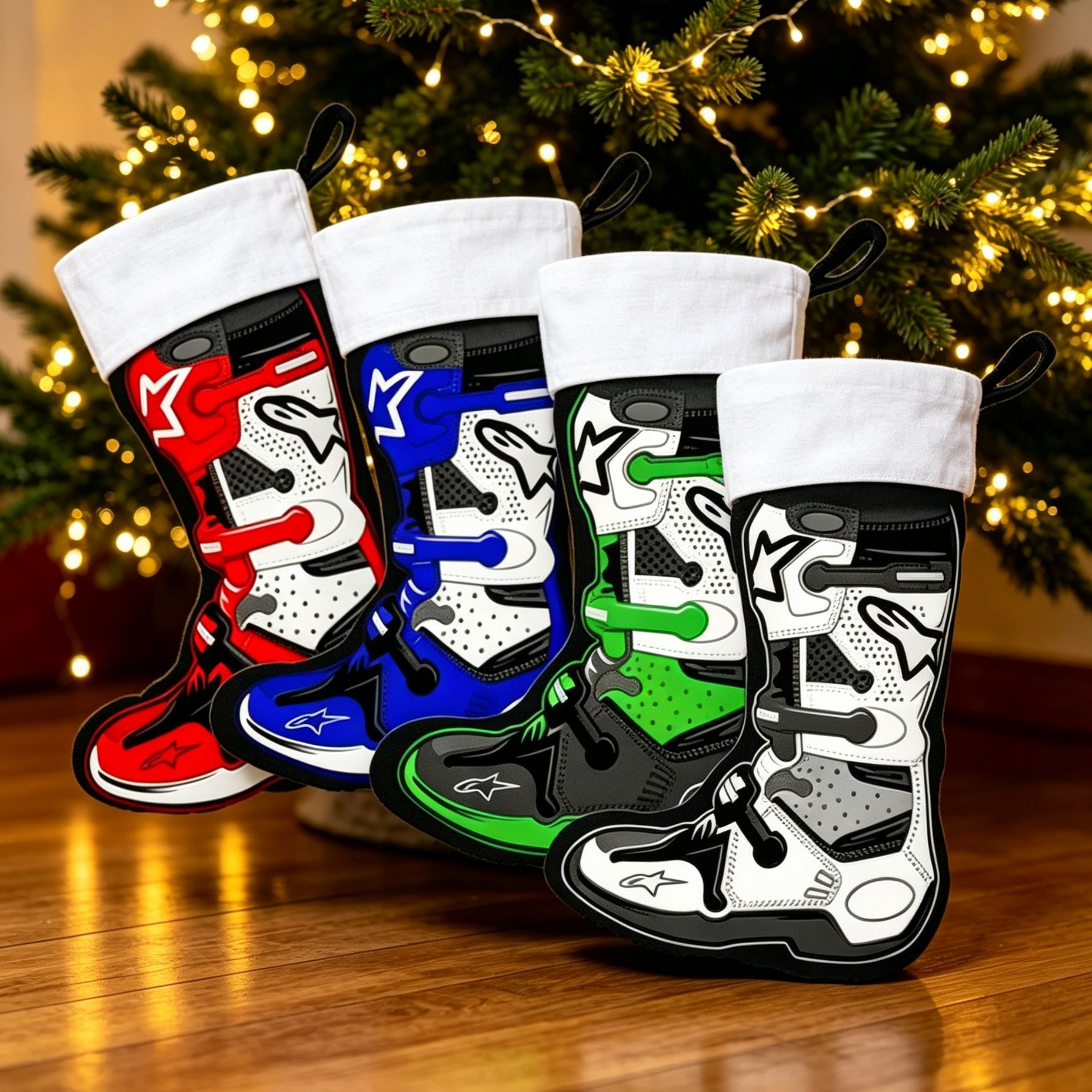[Copy]Personalized Christmas Santa Stocking Christmas Nutcracker Ballerina Reindeer Stocking for Christmas Special Delivery Kids Stocking