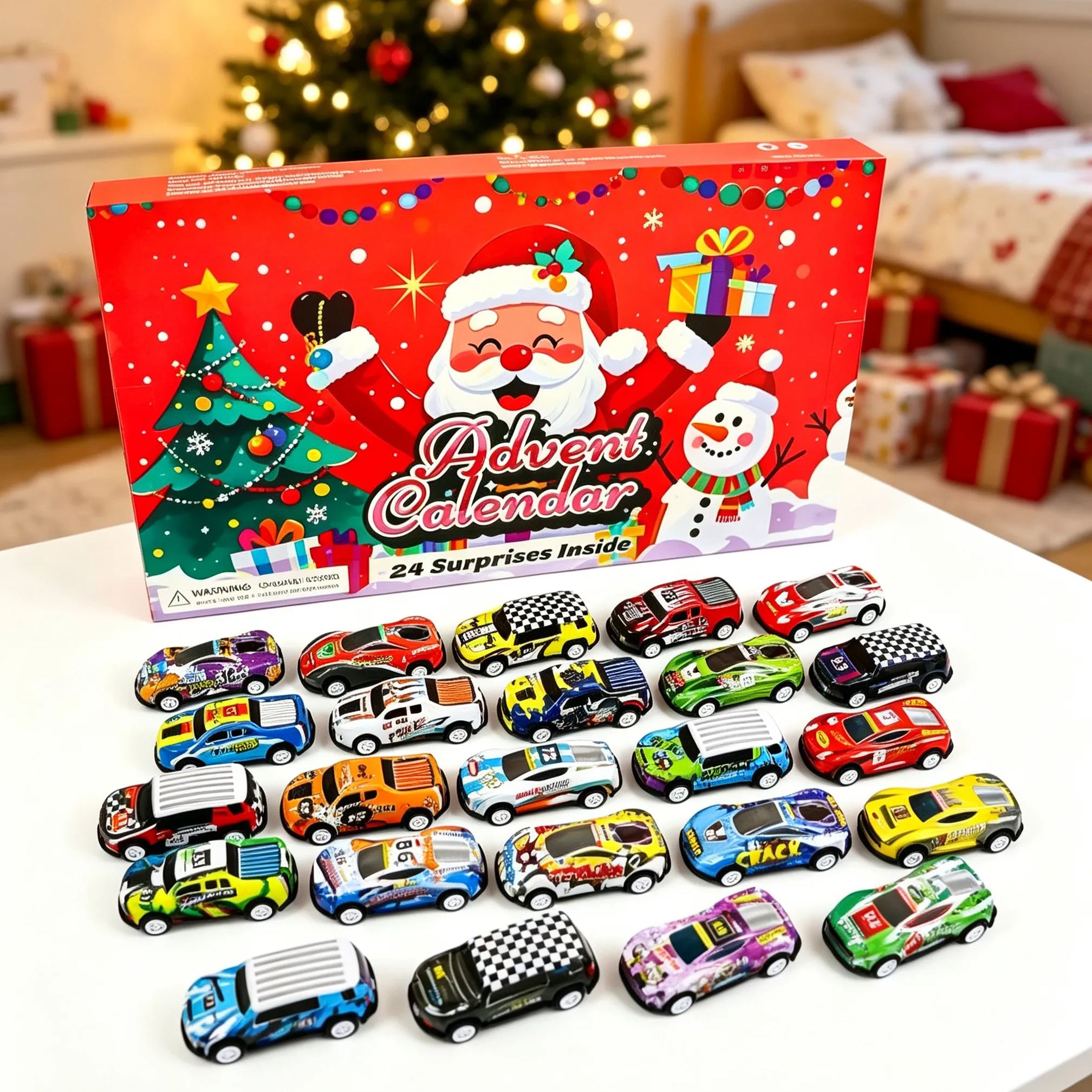 [Copy]2026 Racing Helmet Advent Calendar, 24 Day Motorsport Christmas Countdown, Race Car Fan Ornament Gift