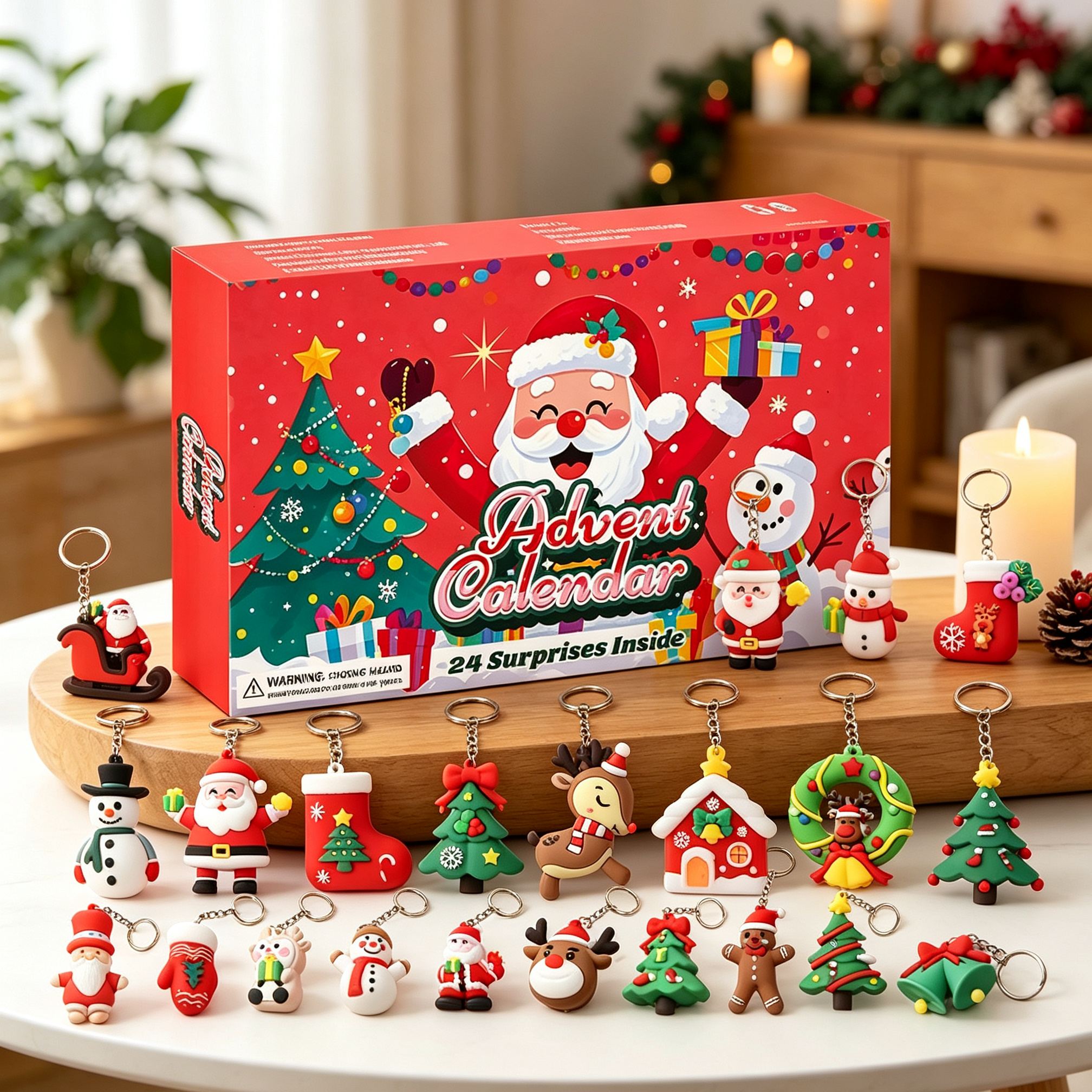 24 Days Mini Race Car Advent Calendar Christmas Countdown Racing Toy Blind Box