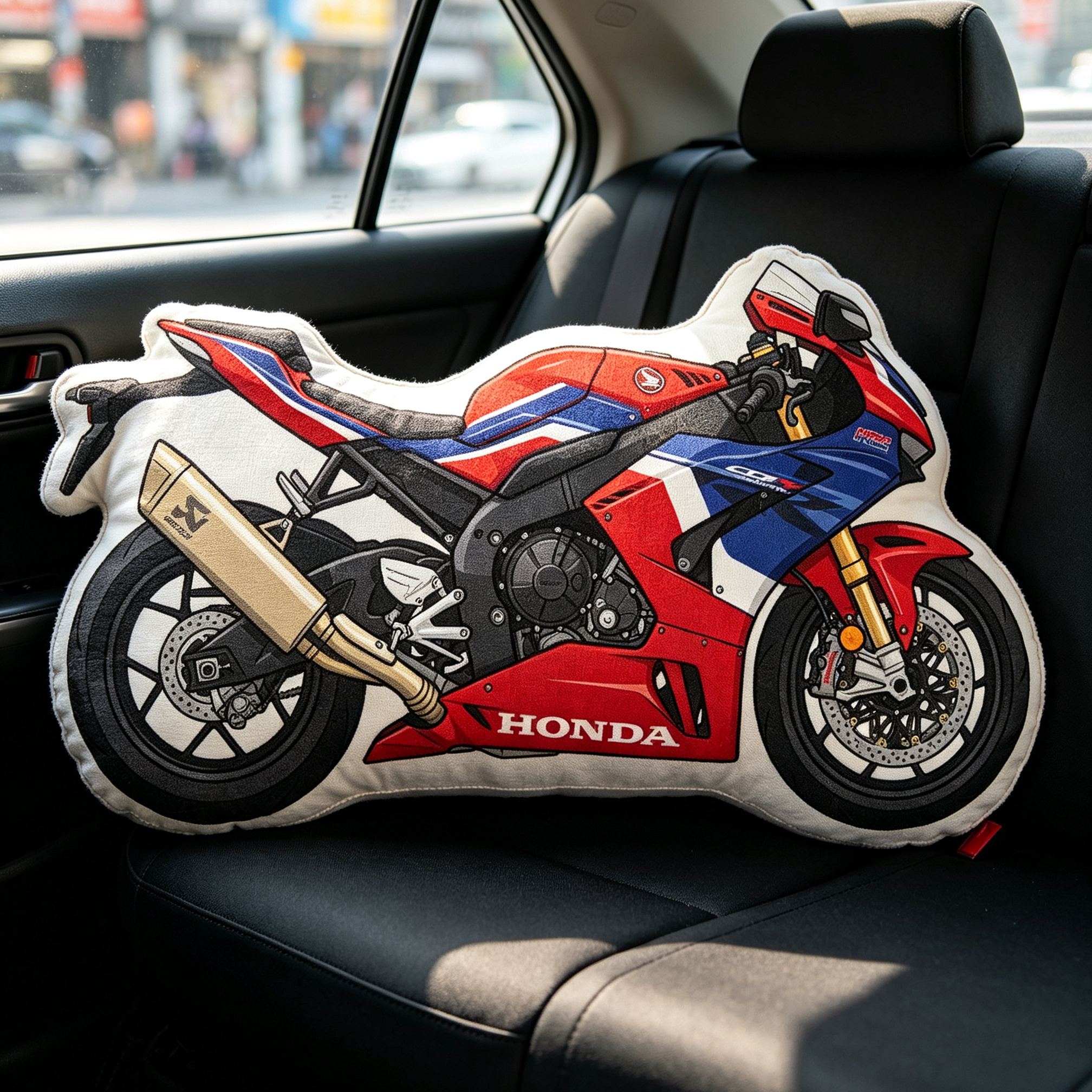 [Copy]Personalized Motorcycle Shaped Plush Pillow Superbike Design Vehicle Lovers Gift
