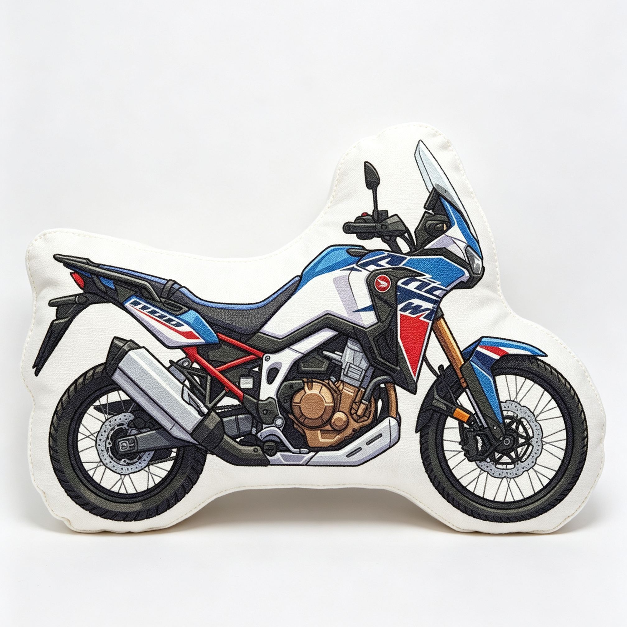[Copy]Superbike Racing Motorcycle Shaped Pillow, High Definition Print Plush Cushion, Collectible Gift for Motorcycle Enthusiasts