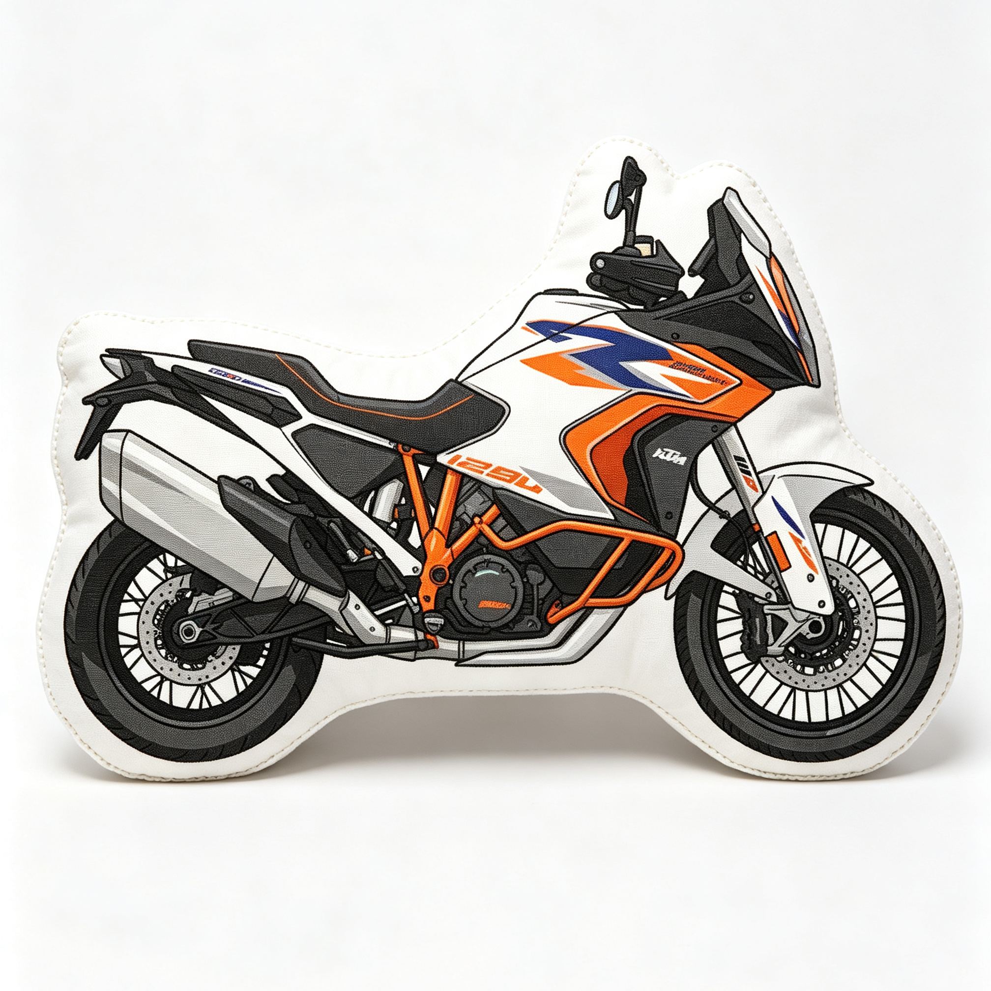[Copy]Superbike Racing Motorcycle Shaped Pillow, High Definition Print Plush Cushion, Collectible Gift for Motorcycle Enthusiasts