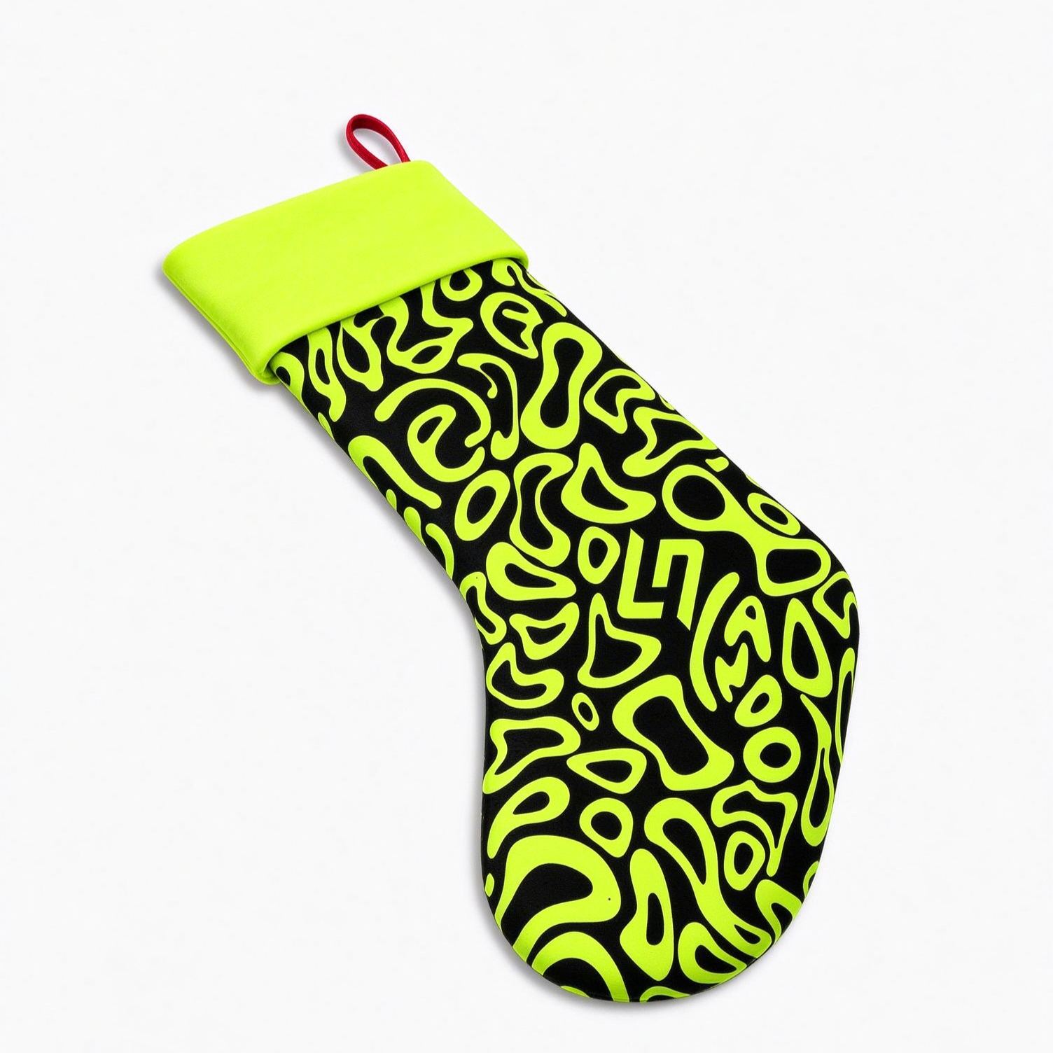 [Copy]Personalized Fox Instinct Motocross Boot Christmas Stocking, Custom Name Dirt Bike MX Christmas Stocking for Motocross Riders