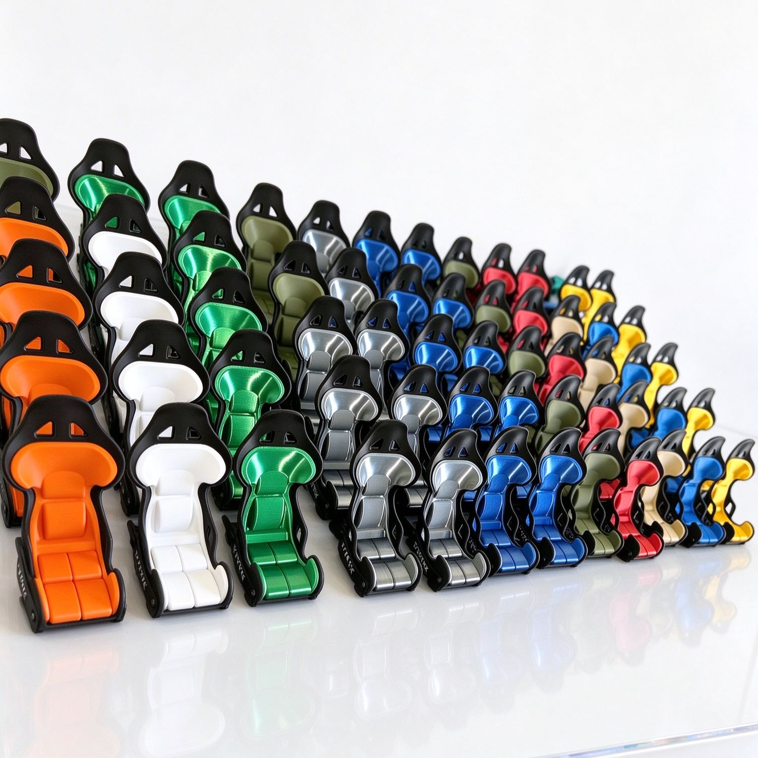 F1 Racing Bucket Seat Phone Stand, 3D‑Printed Formula 1 Driver Desk Phone Holder, Gift for Formula One Fans