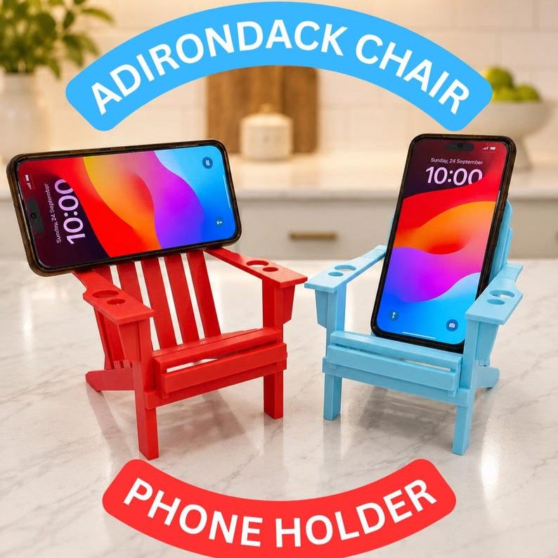 3D Printed Adirondack Chair Phone Holder