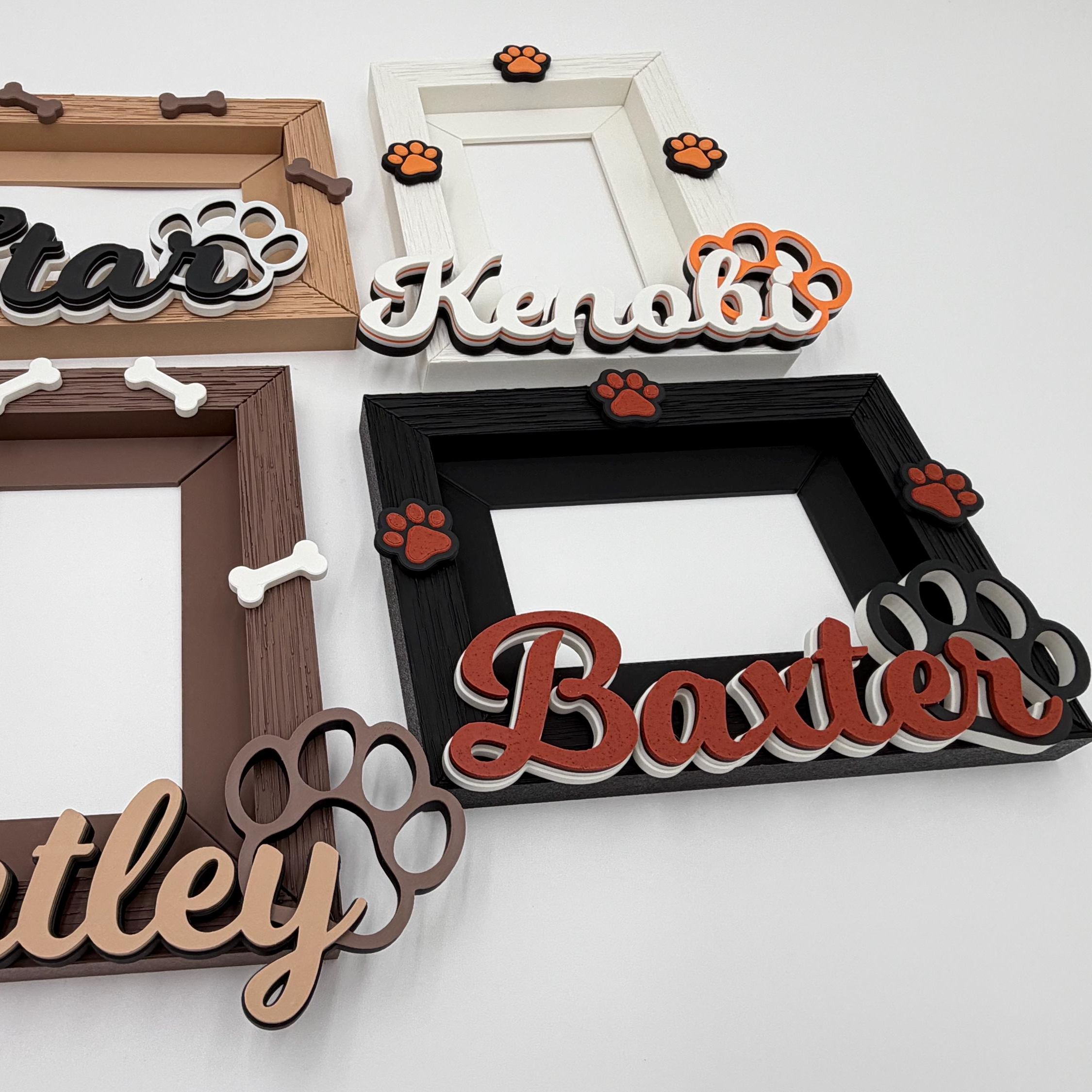 Personalized Dog Wall Photo Frame 4x6 Picture Personalized Home Decor Create Your Own Picture Frame Puppy Photo Dog Mom Gift