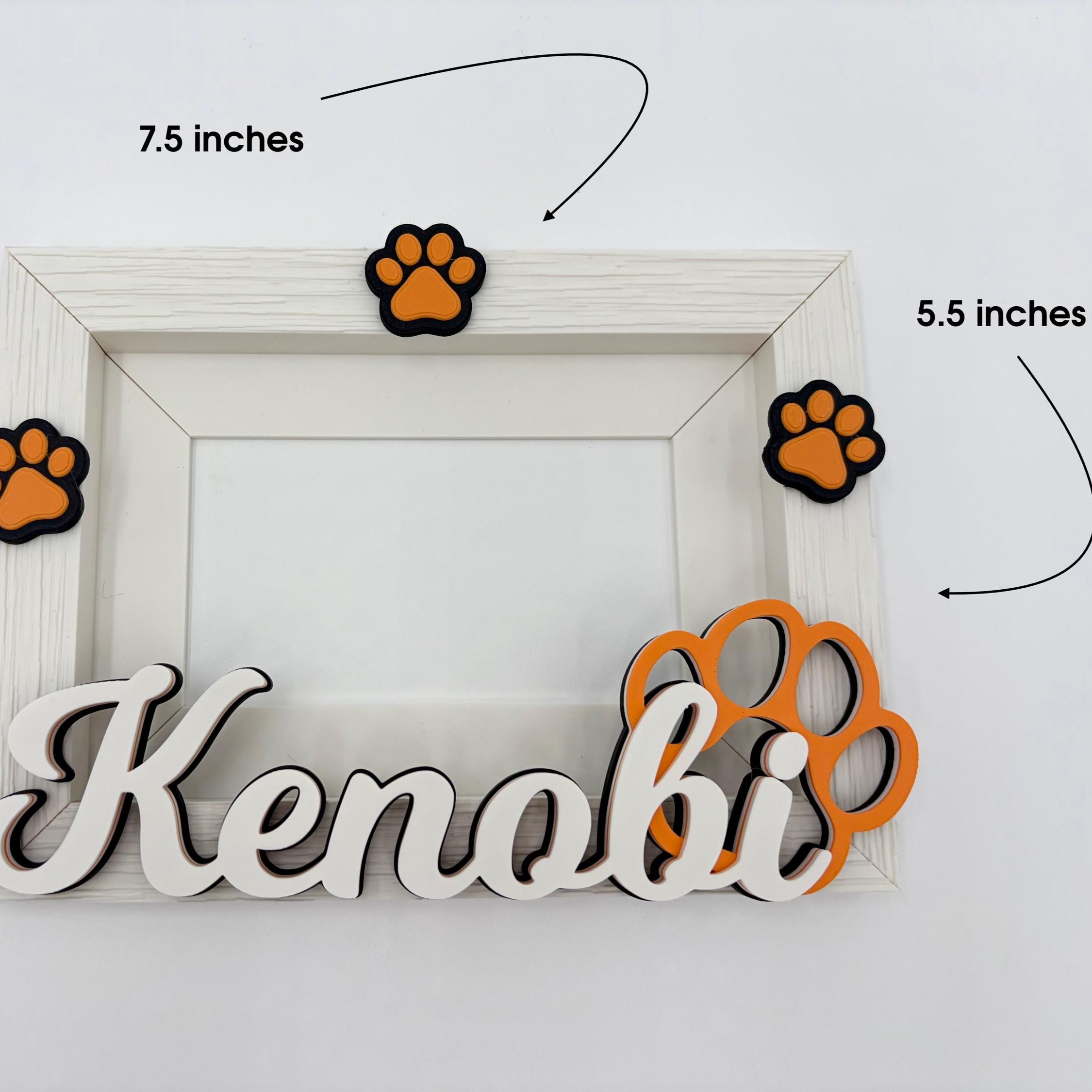 Personalized Dog Wall Photo Frame 4x6 Picture Personalized Home Decor Create Your Own Picture Frame Puppy Photo Dog Mom Gift