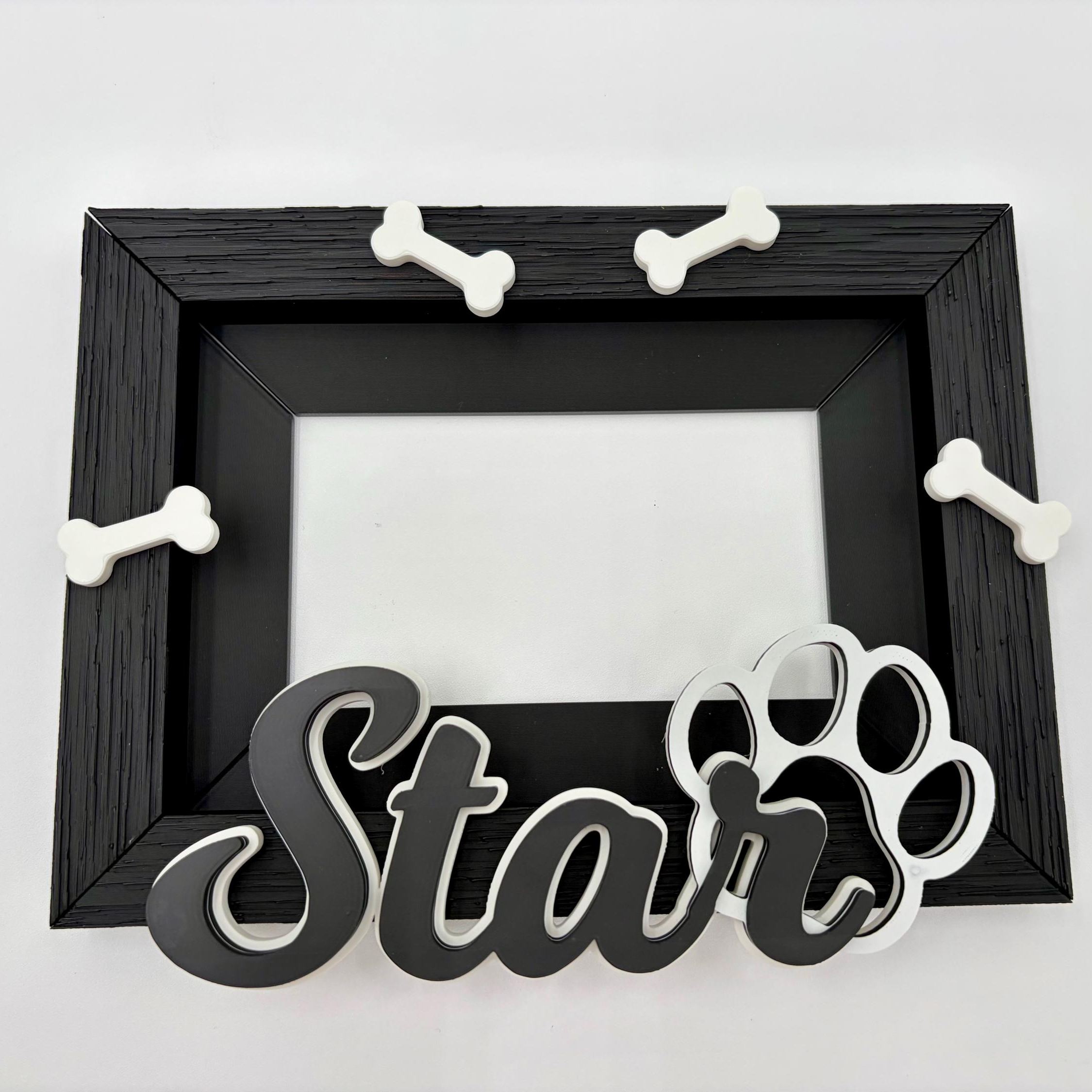 Personalized Dog Wall Photo Frame 4x6 Picture Personalized Home Decor Create Your Own Picture Frame Puppy Photo Dog Mom Gift