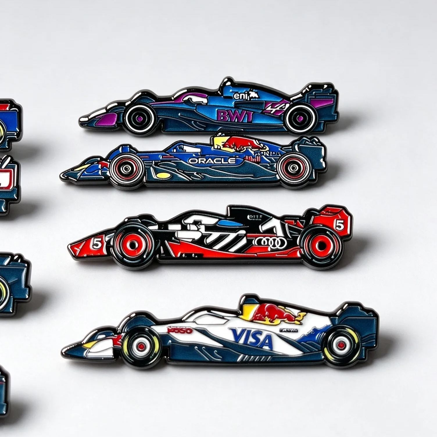 [Copy]ORB-inspired Racing #1  Verstappen Grand Prix Race Car Enamel Lapel Pin