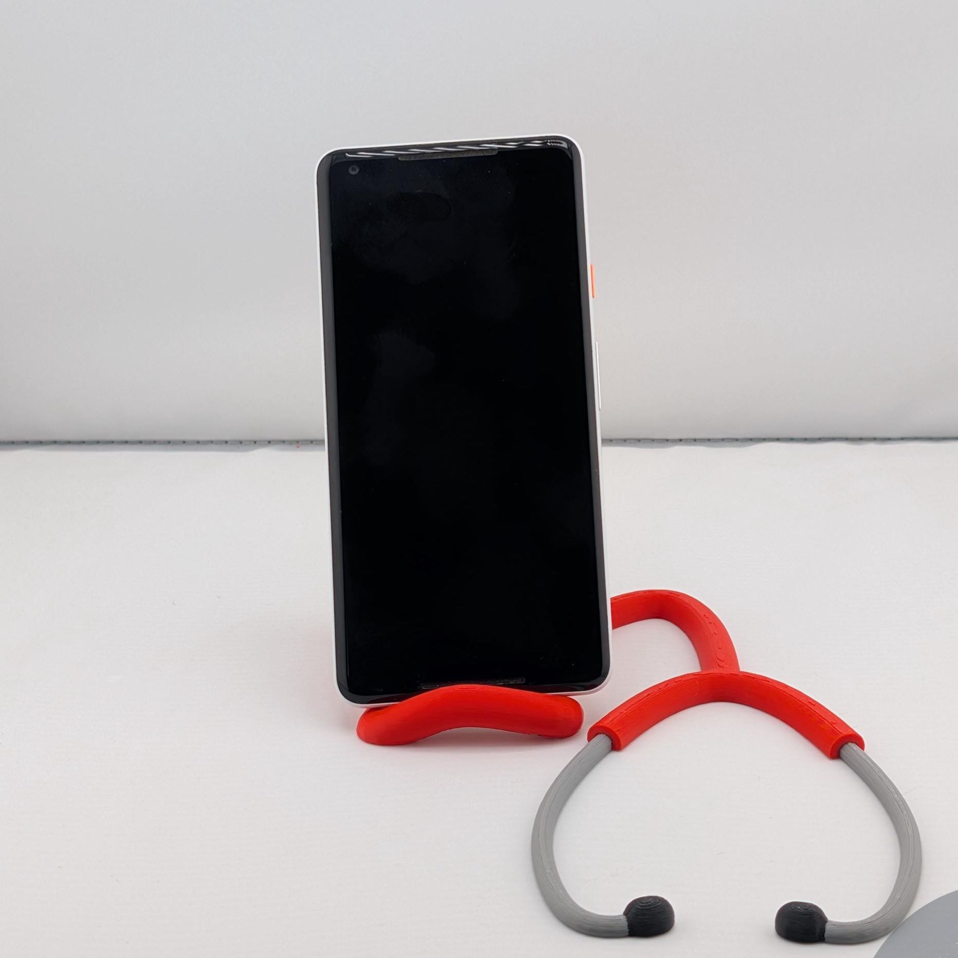 Stethoscope Phone Stand | Medical Professional Gift, Nurse Doctor Gift, Healthcare Hero Desk Decor, 3D Printed Phone Holder, Custom Colors