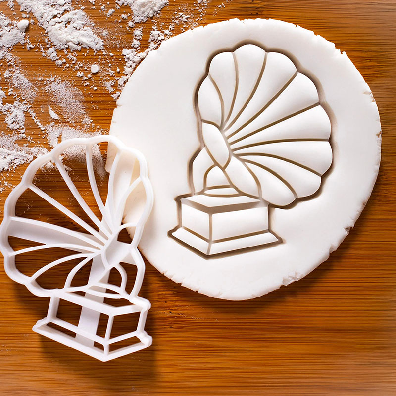Personalized Gramophone Cookie Cutter Retro Record Player Shape for Vintage Music Party Baking for Music Lovers