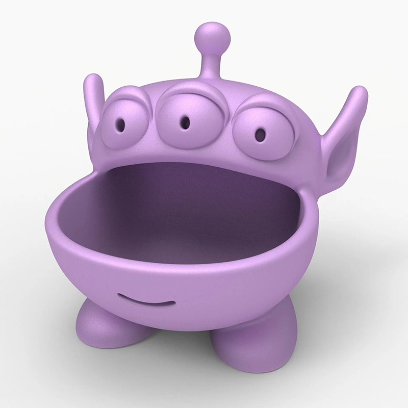 Personalized Monster Toy Storage Bowl Kids Desk Organizer for Kids for Cartoon Movie Lovers for Birthday Holiday