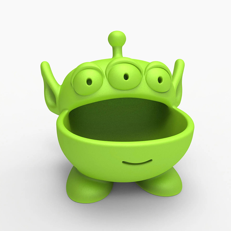 Personalized Monster Toy Storage Bowl Kids Desk Organizer for Kids for Cartoon Movie Lovers for Birthday Holiday