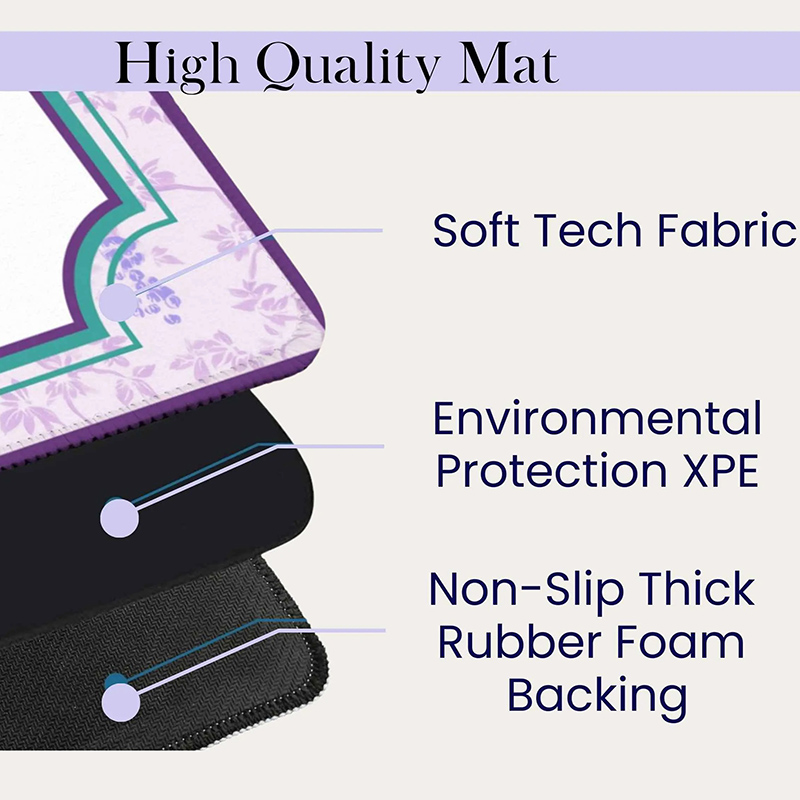 Personalized Peacock Mahjong Playing Mat Elegant Mahjong Table Mat Grandmillennial Mahjong Decor Non Slip Mahjong Mat Gift for Mahjong Lovers