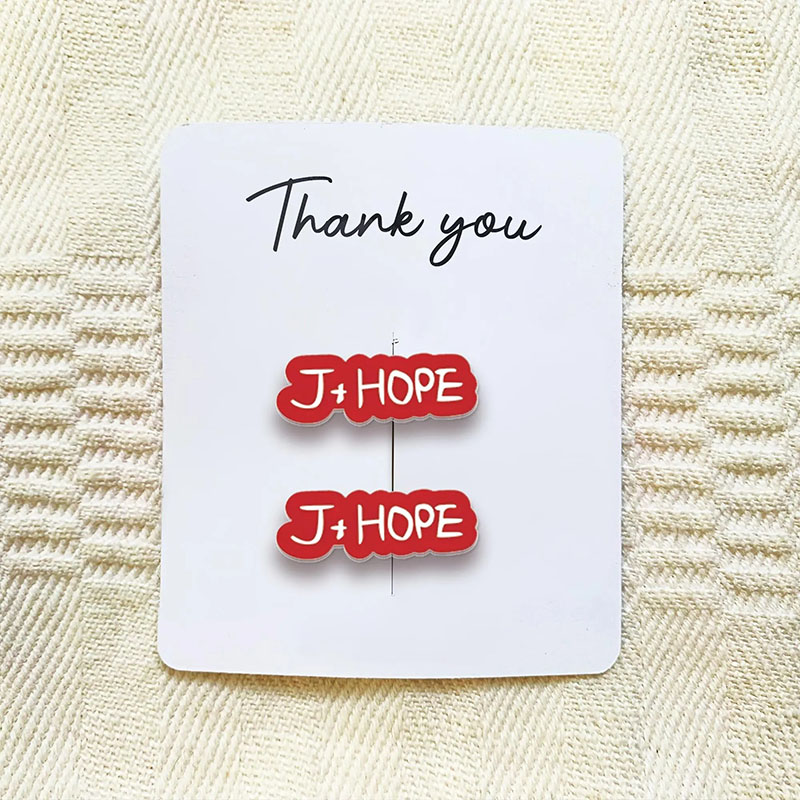 Personalized BTS Arirang Tour Acrylic Hair Clip Member Name Set 2026 world Tour Gift for Fan K-pop Charm Concert Outfit Concert Gift for Army