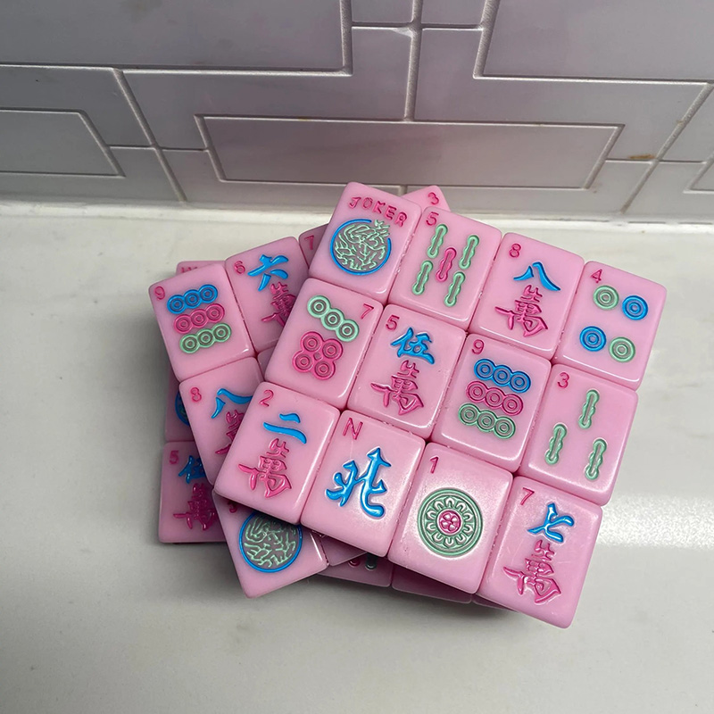 Personalized Mahjong Tile Coasters for House Decor and Mahjong Game for Mahjong Players