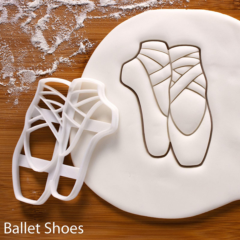 Personalized Ballet Shoes Cookie Cutter Ballerina Shape for Dance Recitals Parties Baking for Dancer for Daughter Girlfriend Wife Mother Grandmother
