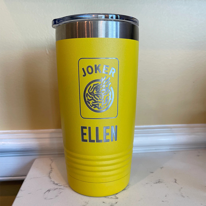 Personalized Sorry Can’t Mahjong Bye Mahjong Tumbler Custom Text and Name Gift for Mahjong Lovers