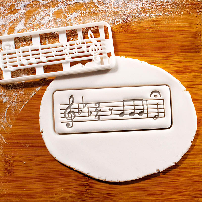 Personalized Beethoven’s 5th Symphony Cookie Cutter Classical Music Motif Shape for Musicians and Concert Baking for Music Lovers Music Teachers