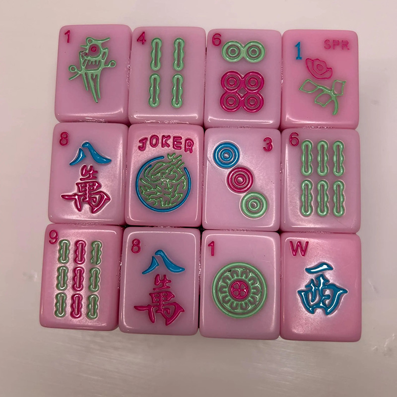 Personalized Mahjong Tile Coasters for House Decor and Mahjong Game for Mahjong Players