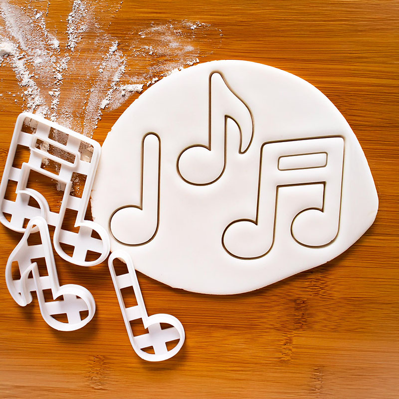 Personalized Musical Notes Cookie Cutters (Set of 3) Crotchet Quaver Music Party Baking for Music Lovers Music Teachers