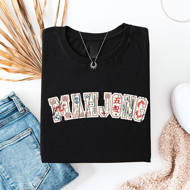 Personalized The Charleston Mahjong Sweatshirt Mahjong Dance Sweatshirt Ladies Game Night Tee