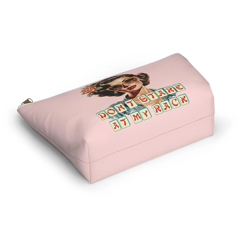 Personalized Mahjong Tile Pouch Funny 'Don't Stare At My Rack' Tile Bag Player Birthday Gift Mah Jongg Game Lover Gift Mahj Money Coin Winnings Bag