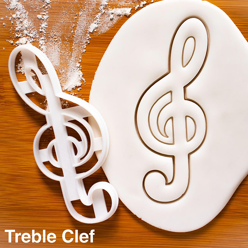 Personalized Musical Notes Cookie Cutters (Set of 3) Crotchet Quaver Music Party Baking for Music Lovers Music Teachers