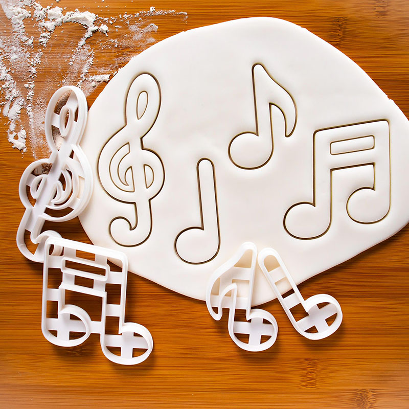Personalized Musical Notes Cookie Cutters (Set of 3) Crotchet Quaver Music Party Baking for Music Lovers Music Teachers