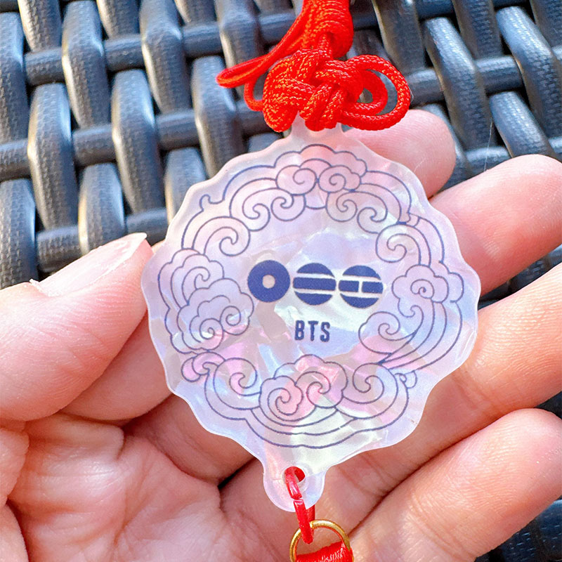 Personalized BTS ARIRANG Keychain Accessory Traditional Inspired Kpop for Fans for Concert