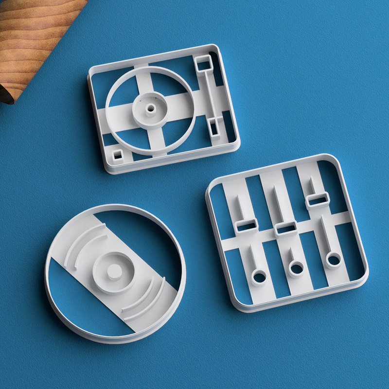Personalized Vinyl Record Cookie Cutter DJ Cookie Cutter DJ Gift Turntable Hip Hop Cookie Cutter Hip Hop Gift Techno House EDM Music Cookie Cutter for Music Lovers
