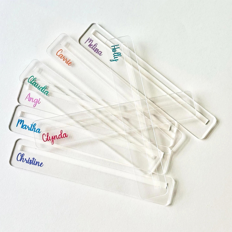 Personalized Mahjong Line Finder Mahjong Gift Idea Customizable Clear Line Marker Mahj Teacher Gift Card Reader Hostess Gift Game Night Accessories