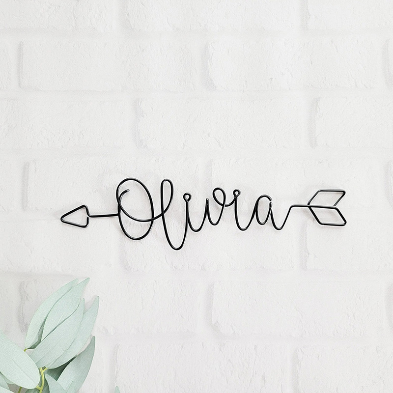 Personalized Name Arrow Wire Bookmark Page Marker Custom Name Planner Accessories Gift High School College Book Lover Bookworm Bibliophile