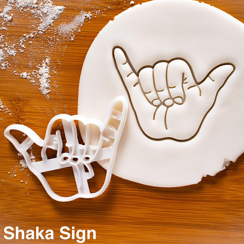 Personalized Rock Sign Cookie Cutter Heavy Metal Music Hand Gesture for Guitarists Band Members Music Lovers for Birthday Holiday Party