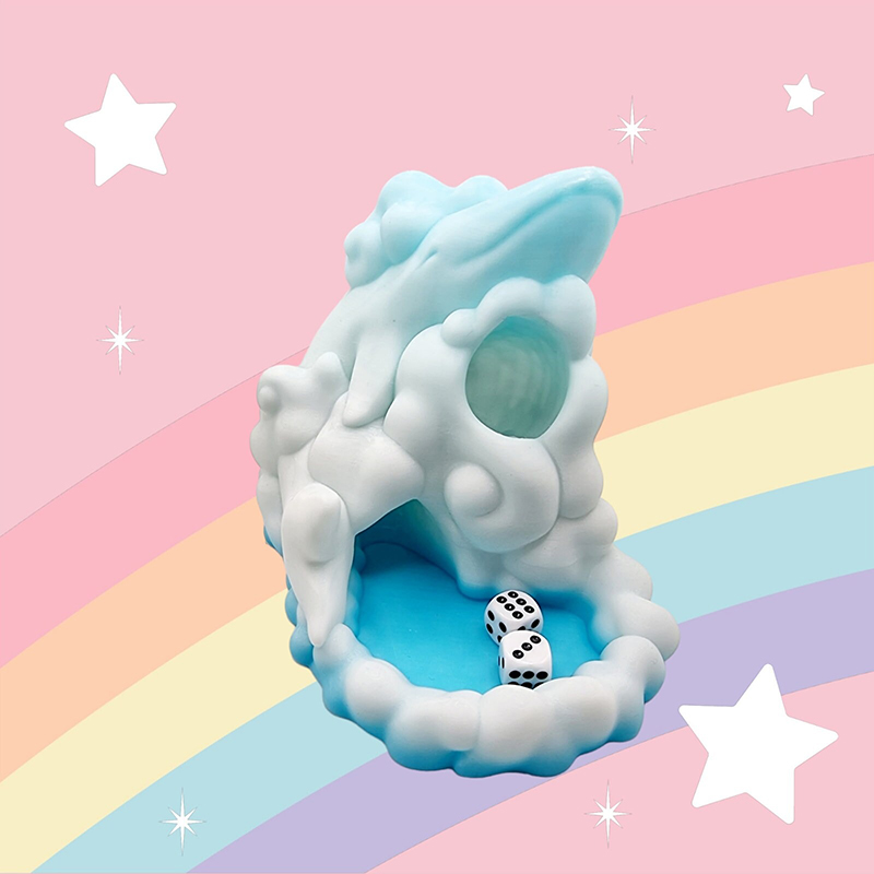 Personalized Whimsical Whale Dice Tower 3D Printed Game Accessory Gift for Game Lovers