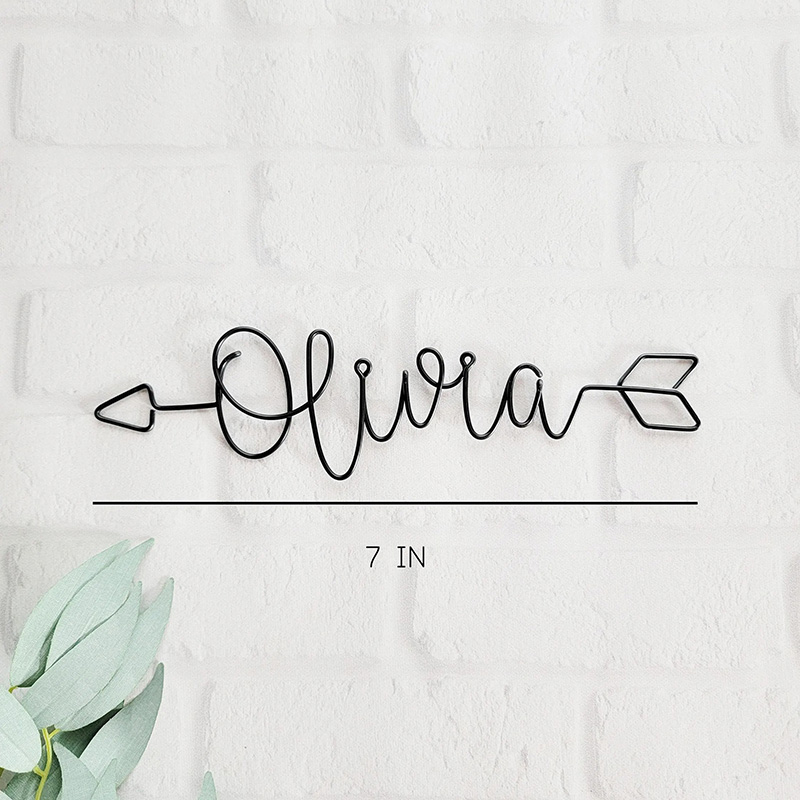 Personalized Name Arrow Wire Bookmark Page Marker Custom Name Planner Accessories Gift High School College Book Lover Bookworm Bibliophile