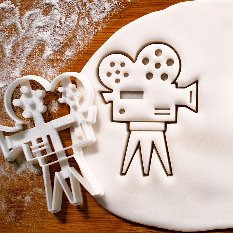 Personalized Video Camera Cookie Cutter Filmmaker Baking Retro Movie Theme Cookie Cutter for Filmmaker Movie Lovers