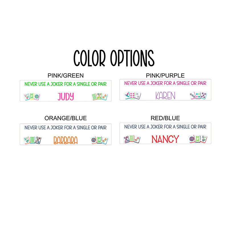 Personalized Mahjong line finder Mahjong Gift Idea Customizable Clear Line Marker Mahj Teacher Gift Card Reader Hostess Gift Game Night Accessories