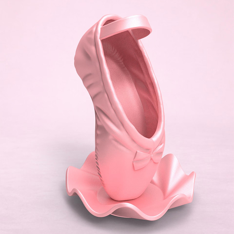 Personalized Multi-Color Ballet Shoe Vase 3D Printed Ballet Sculpture Flower Pot Gift for Ballet Enthusiasts for Her Kids