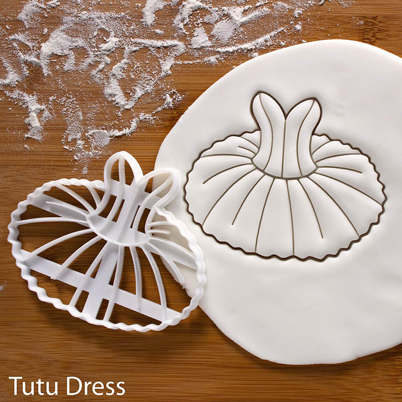 Personalized Ballet Tutu Dress Cookie Cutter Ballerina Shape for Dance Recitals Parties Baking for Dancer for Daughter Girlfriend Wife Mother Grandmother