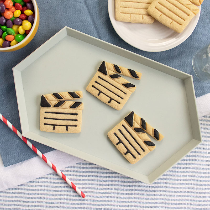 Personalized Clapperboard Cookie Cutter Filmmaker Baking Retro Movie Theme Cookie Cutter for Filmmaker Movie Lovers