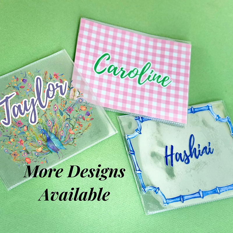 Personalized Mahjong Card Sleeve NMJL Card Tri-Fold Cover Protective Case Mahjong Gift for Player Mahjong Accessories Custom Design Case