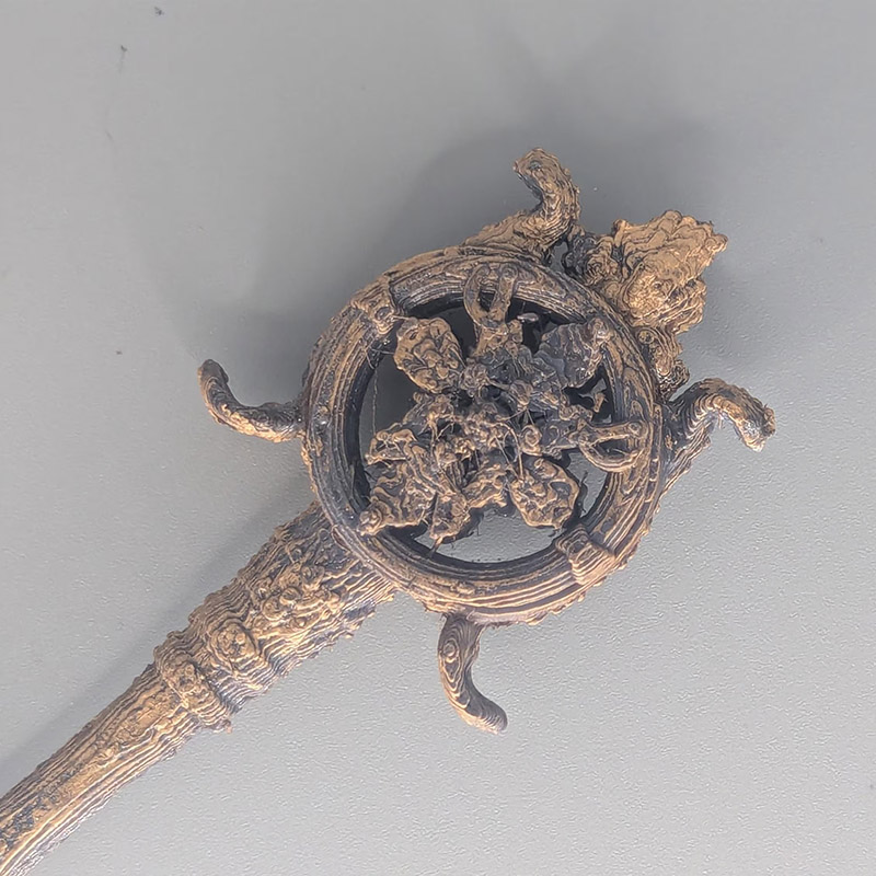 Personalized Village Lady Dimitrescu Key 3D Printed Replica Perfect Gift for Game Lovers Movie Lovers for Game Night Gamer Party