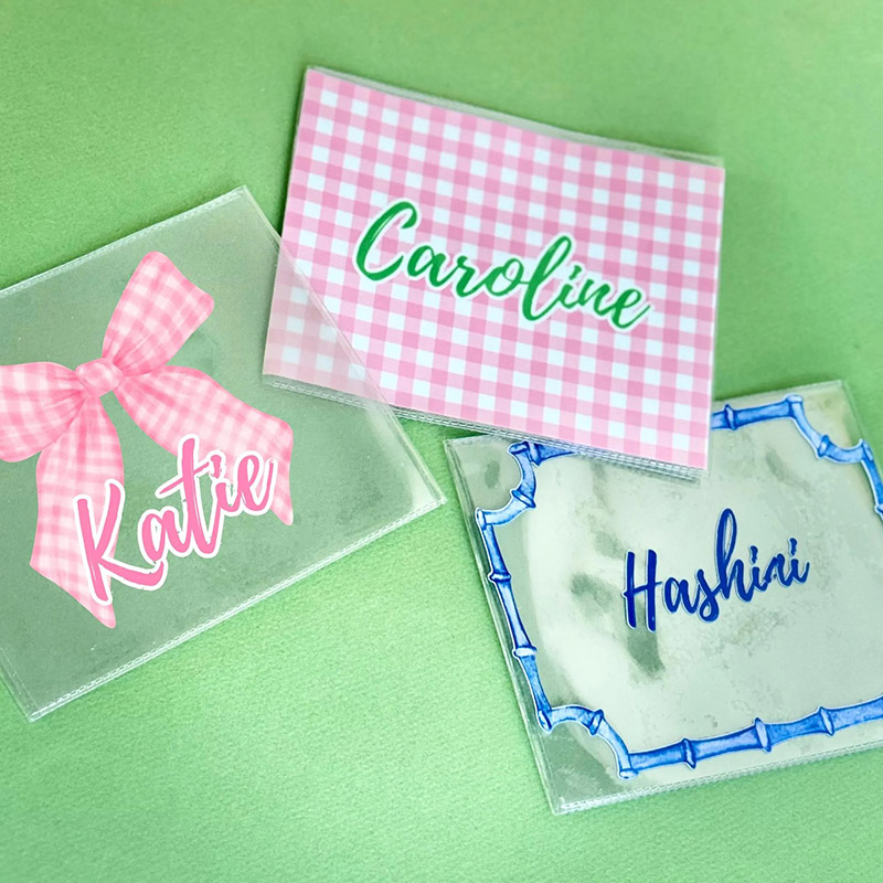 Personalized Mahjong Card Sleeve NMJL Card Tri-Fold Cover Protective Case Mahjong Gift for Player Mahjong Accessories Custom Design Case