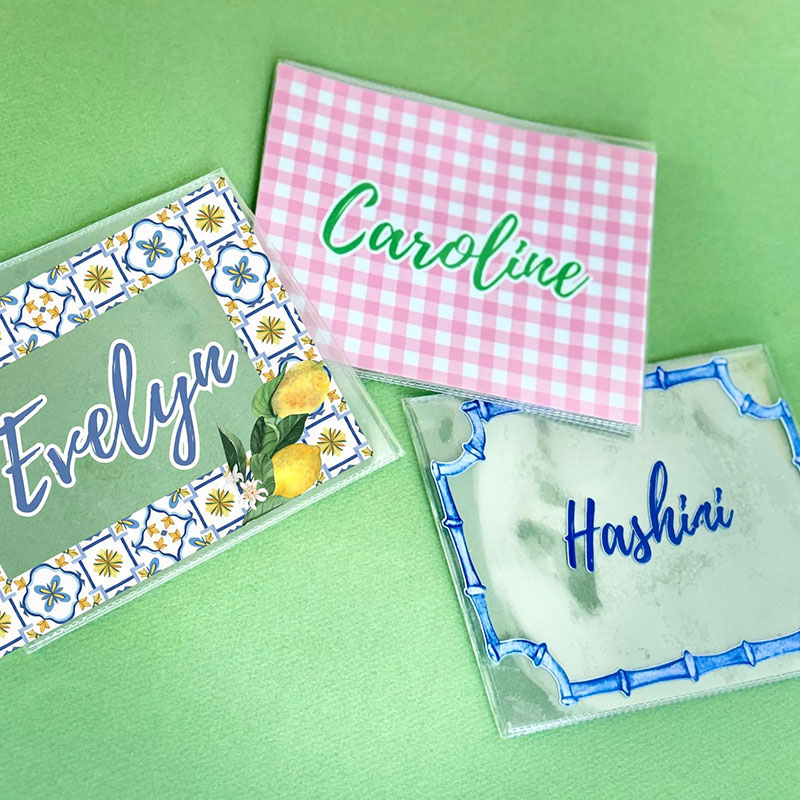 Personalized Mahjong Card Sleeve NMJL Card Tri-Fold Cover Protective Case Mahjong Gift for Player Mahjong Accessories Custom Design Case