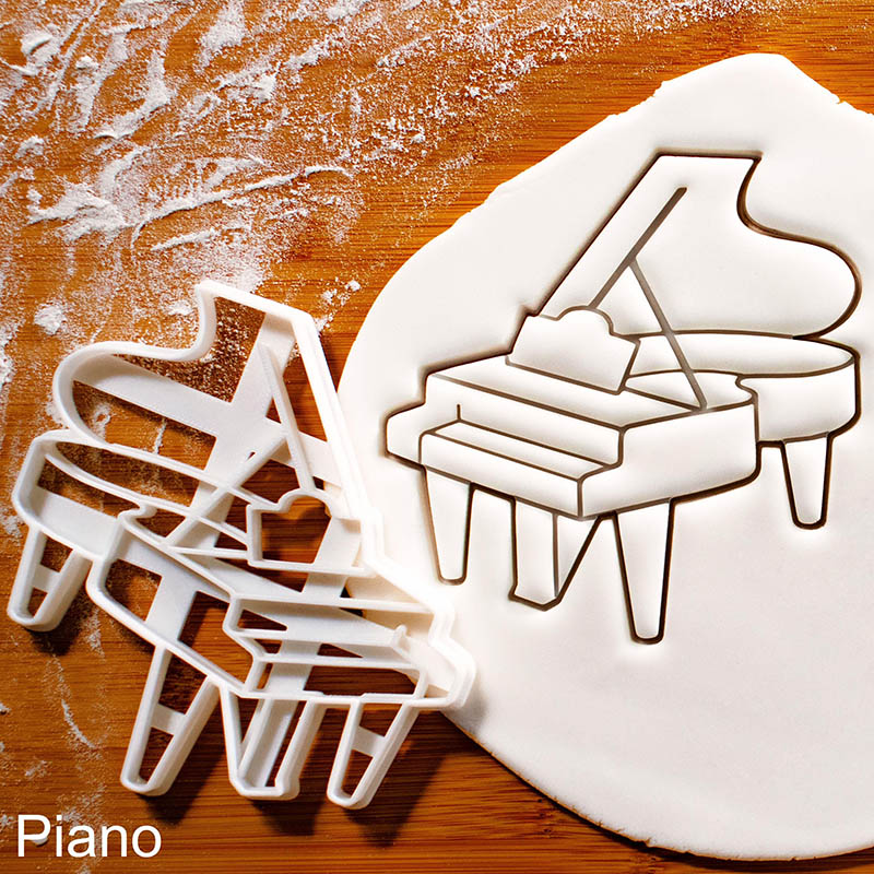 Personalized Harp Shaped Cookie Cutters for Musicians Orchestras Classical Music Enthusiasts for Birthday Holiday Party