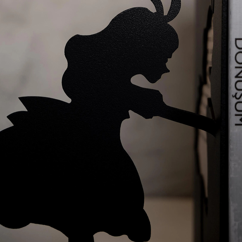Personalized Alice Metal Bookends Metal Decor Art Office Gift Chrismast Gift Housewarming Gift Alice Movie Gift for Her for Kids