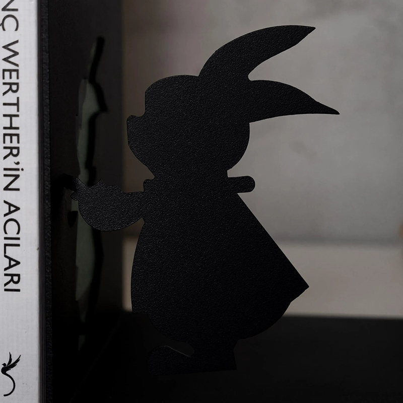 Personalized Alice Metal Bookends Metal Decor Art Office Gift Chrismast Gift Housewarming Gift Alice Movie Gift for Her for Kids