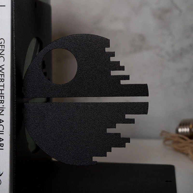 Personalized Star Metal Bookends Metal Decor Art Gift Star Bookend Book Lover Gift Bookworm Gift Librarian Gift for Movie Lovers for Him